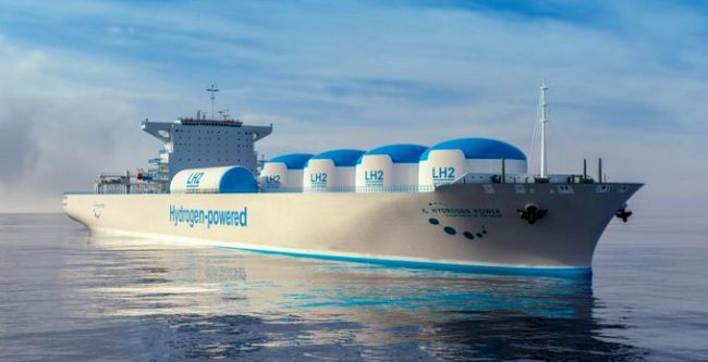 hydrogen powered ship
