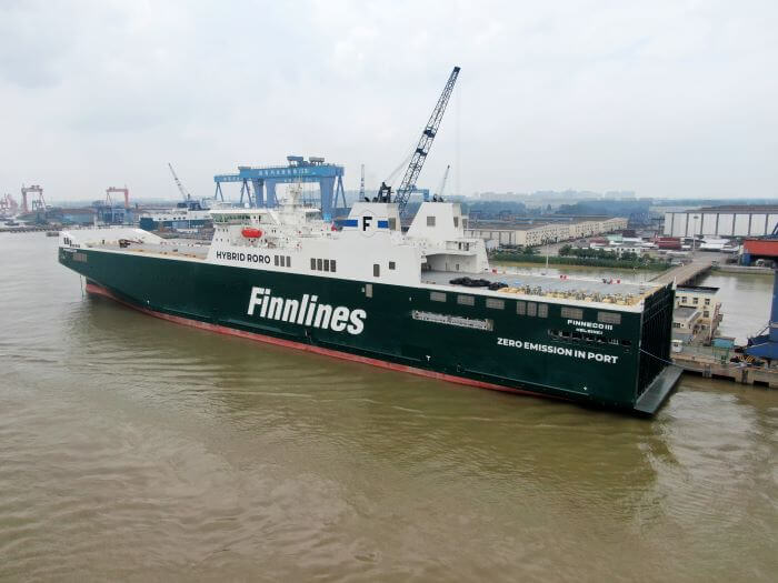 Third Hybrid Eco Class RO-RO Vessel Delivered To Finnlines