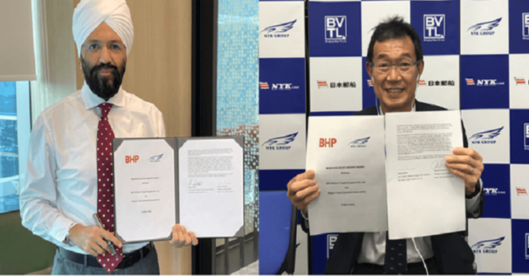 BHP And NYK Strengthen Strategic Partnership To Progress Shipping Decarbonisation