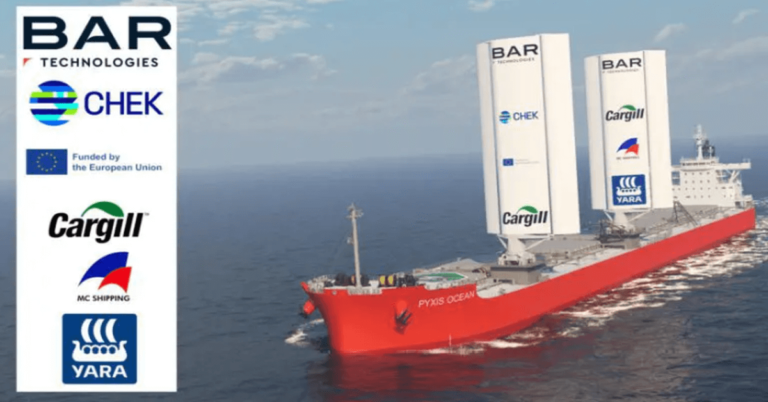 ‘PYXIS OCEAN’ – The First Vessel to be Retrofitted With BARTech WindWings