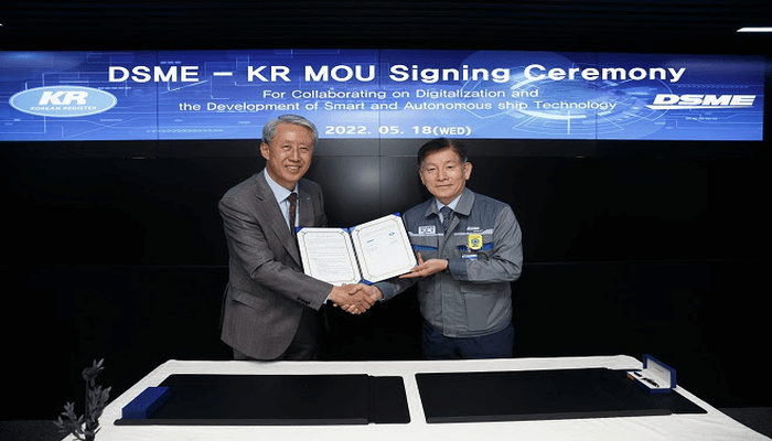 KR signs MOU with DSME