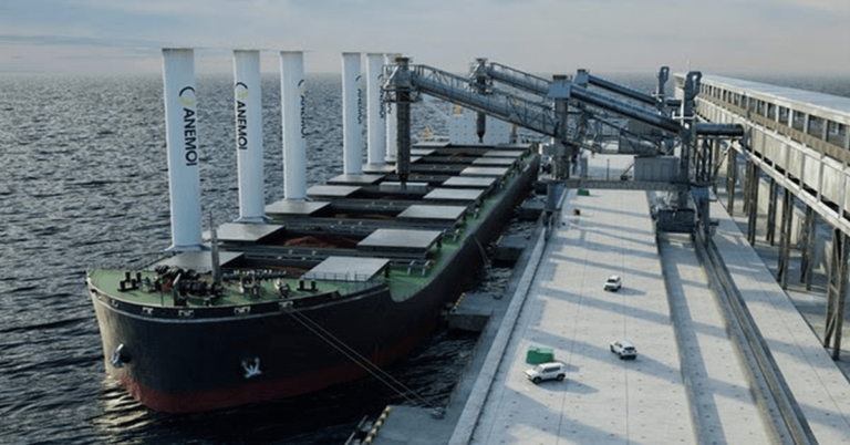Lloyd’s Register Grants AiP Showing 29% Reduction On EEDI For Bulk Carrier With Anemoi Rotor Sails