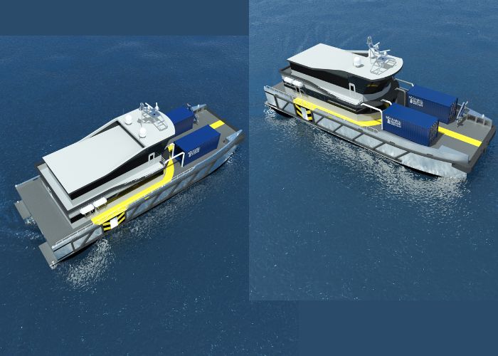 First Green Crew Transfer Vessel Design Of Rockabill Marine Design Unveiled