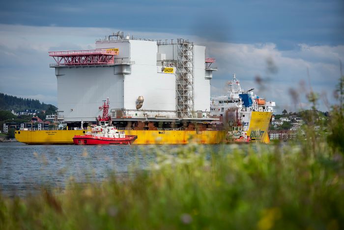 Platform For World’s Largest Offshore Wind Farm Dogger Bank A Arrives In Haugesund