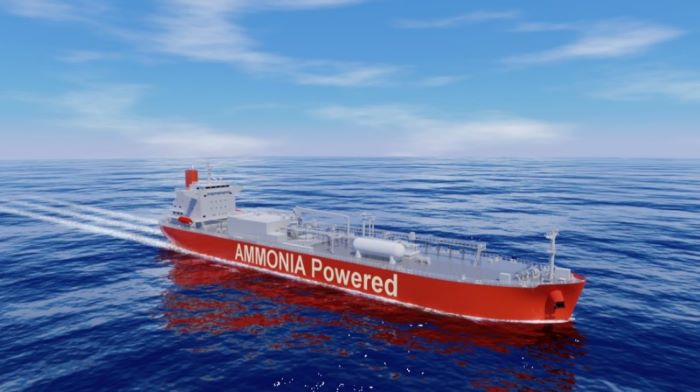 Mitsui O.S.K. Line Starts Joint Development On Net Zero Emission Ammonia-fueled Ocean-Going Liquefied Gas Carrier