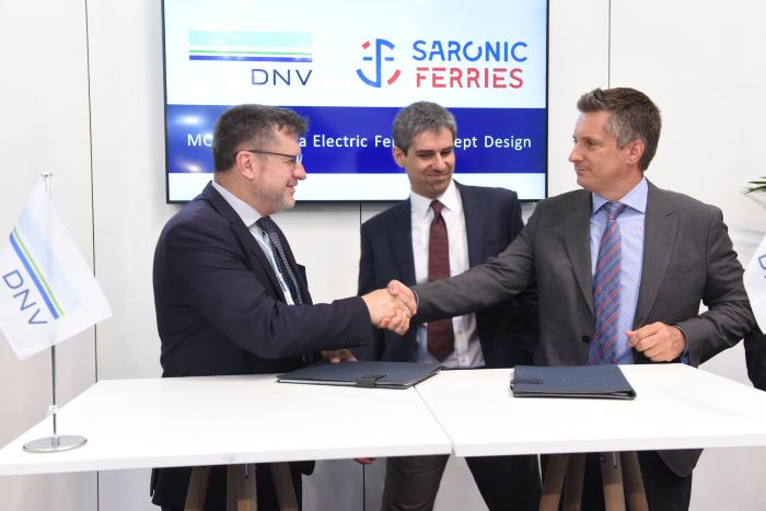 DNV Signs MOU With Saronic Ferries On Development Of Electric Ferry Concept In Greece