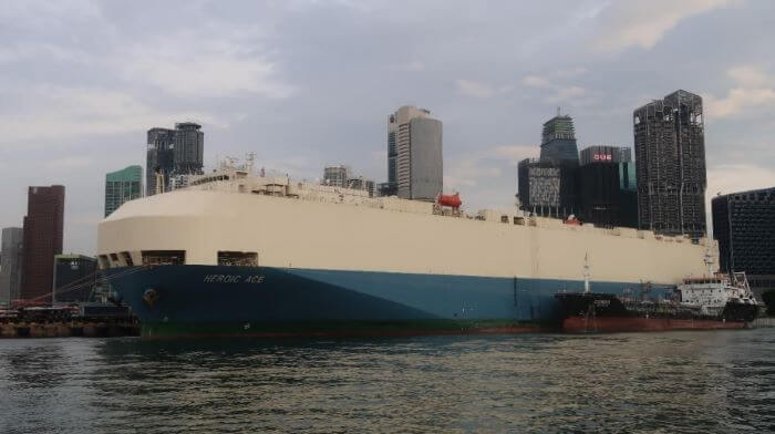 First Biofuel Bunker Operation Of A Vehicle Carrier In Singapore Takes Place