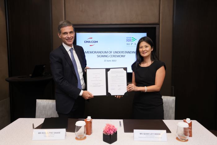 CMA CGM Group And MPA Collaborate To Advance Maritime Decarbonization, Digitalization, Innovation And Workforce Development