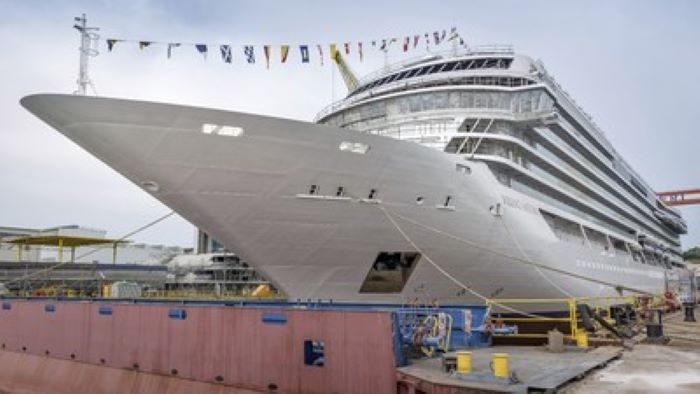 Viking Marks Float Out Of Newest Ocean Ship “Viking Saturn”
