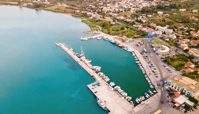 Ionian Sea ports
