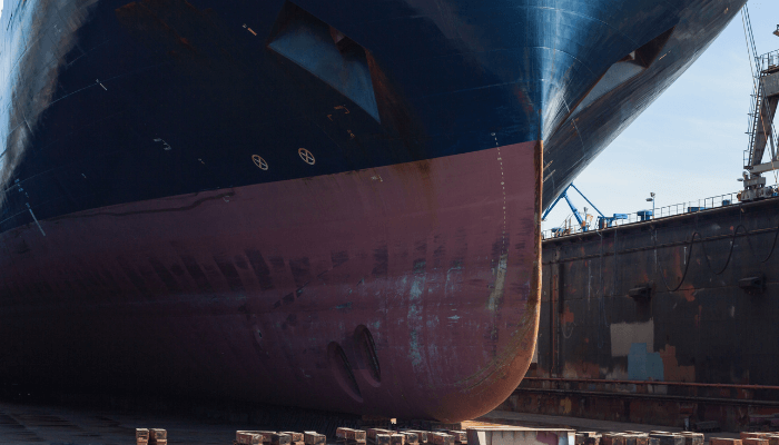 hull of ship