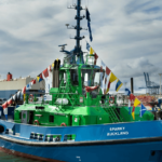 Damen’s First All-Electric Tug Sparky Delivered To Ports Of Auckland