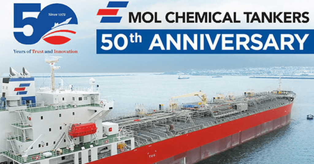 MOL Chemical Tankers Marks 50th Anniversary