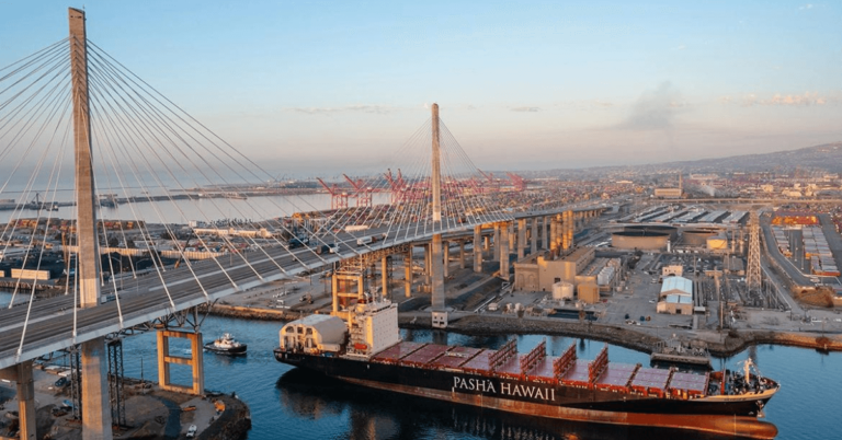Port Of Long Beach Welcomed MV George III, The First Container Ship Powered By LNG
