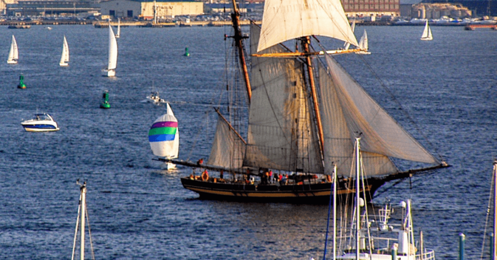 The Thames Welcomes The Götheborg, The Largest Wooden-Sailing Vessel Of The Oceans