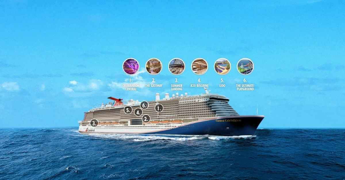 Carnival Cruise Line’s New Megaship Carnival Celebration Embarks On The