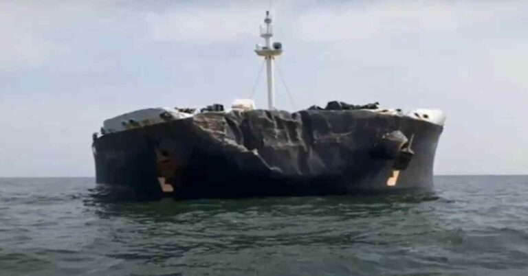 Video: Marine Dept Puts An Expert Team To Look Into Container Ship–Tanker Collision