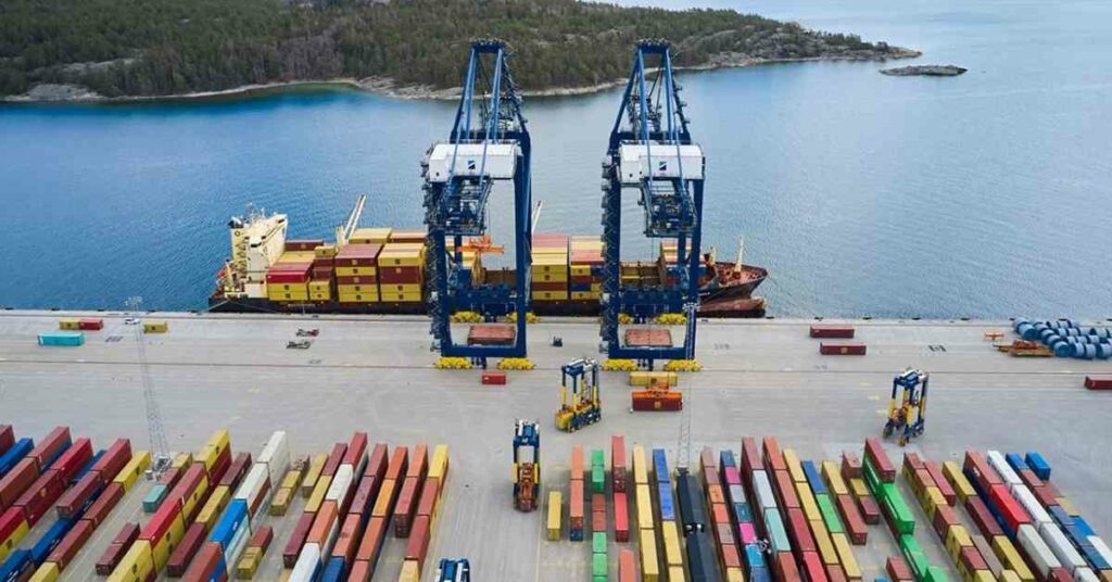 Automation And Remote Crane Operations Prime New Swedish Container Terminal For The Future