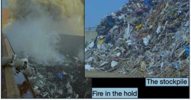 Real Life Incident: Fire In Hold While Loading Scrap Metal