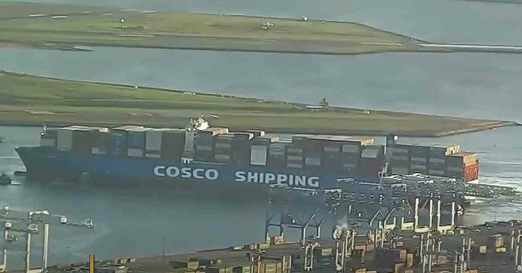 The Largest Container Vessel To Ever Reach Boston Arrives From Asia