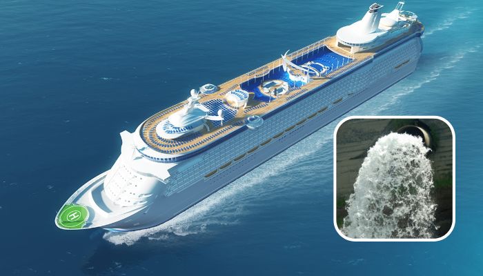 Cruise Ships dump considerable sewage into the oceans