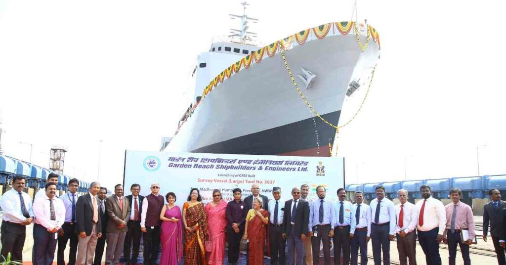 Indian Navy Launches A New Survey Vessel Dubbed The ‘Ikshak’