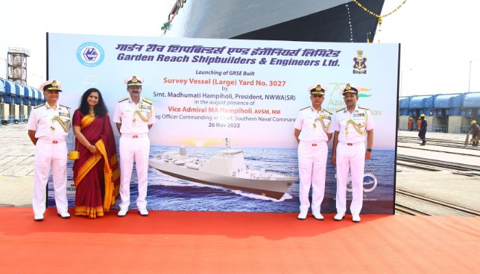 Indian Navy Launches A New Survey Vessel Dubbed The ‘Ikshak’
