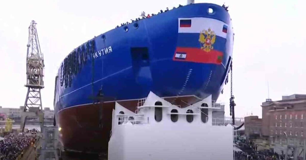 Video Moscow Uncovers Its N-Powered Icebreaking Vessel