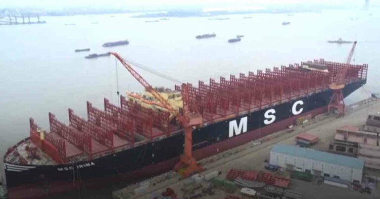 Watch: The Largest Container Vessels Of The World Undock From East China