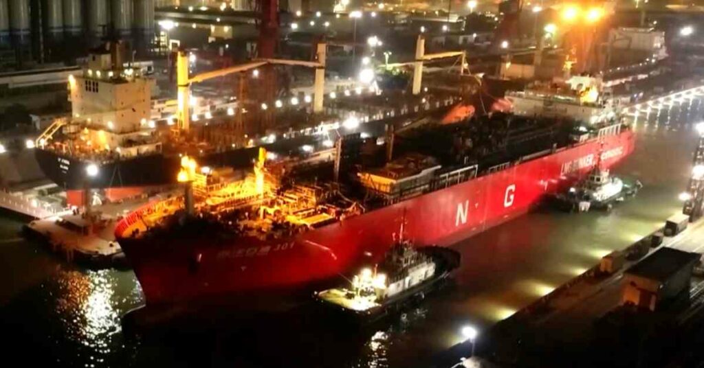 World's Largest LNG Bunker Vessel From China Is Here