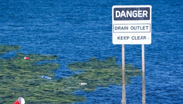 sewage pollution in the ocean