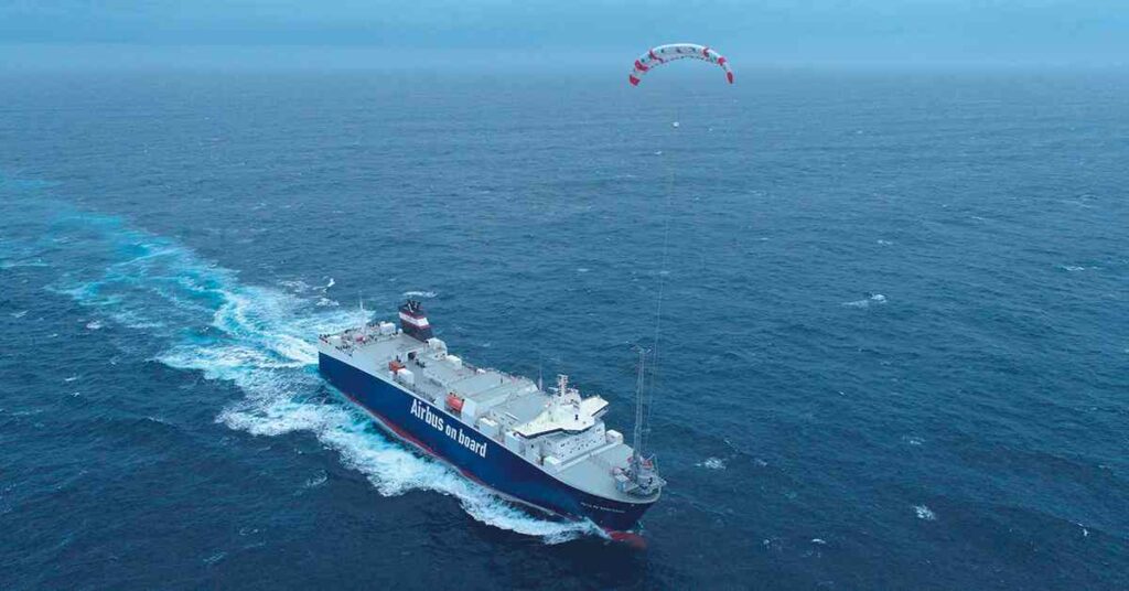 Airseas Releases First Footage Of Seawing Kite System As Wind Propulsion Takes Off For Commercial Shipping