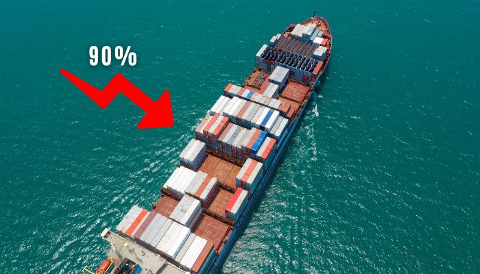 Freight Rates Are Down 90%