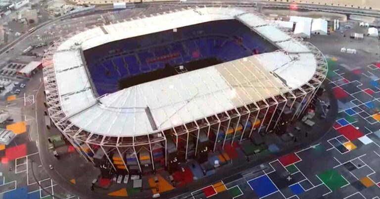 Video: Qatar’s FIFA Stadium “974” Constructed With Recycled Shipping Containers