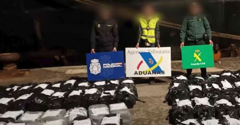Watch: 3 Tons Of Cocaine Busted From Cargo Vessel Off The Canary Islands