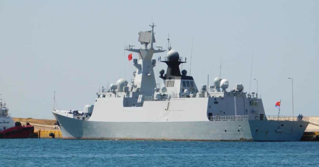 Chinese ships entering japanese water