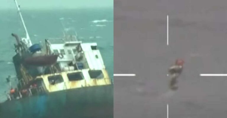 Video: Eight Seafarers Rescued As Cargo Ship Sinks Off Taiwan