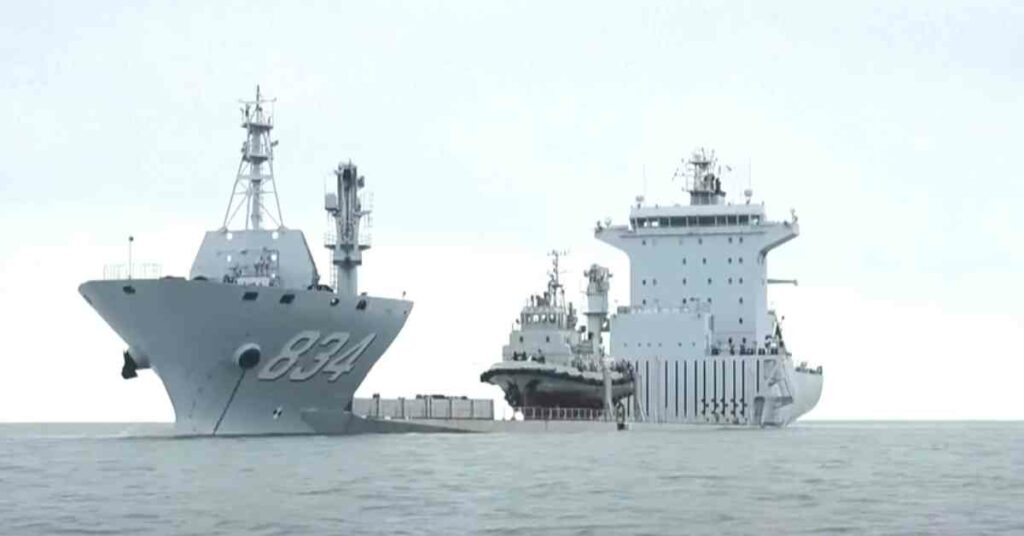 China's Navy Is Showing Off A Huge New Vessel That Is Designed To Transport Other Warships