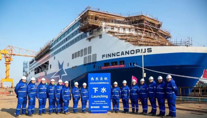 Finnlines’ Second New Superstar Passenger-freight Vessel Launched