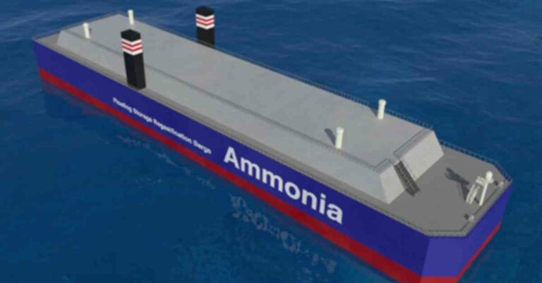 Parties Obtain World’s First AiP For Ammonia Floating Storage And Regasification Barge