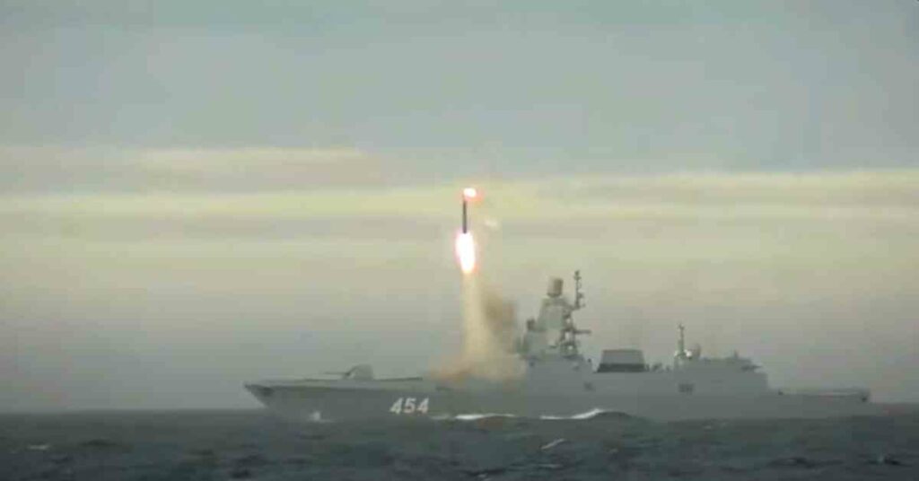 Russian Warship Is Now Equipped With Advanced Hypersonic Cruise Weapons To Conduct Drills In Waters Of The Norwegian Sea
