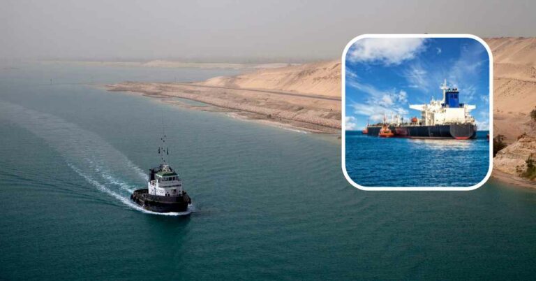 Suez Canal’s Tug Boats Free Stranded LNG Tanker After 3 Hours Of Blockage
