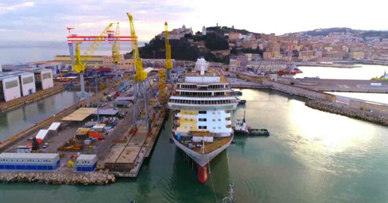 Watch: “Seven Seas Grandeur” Floated Out In Ancona