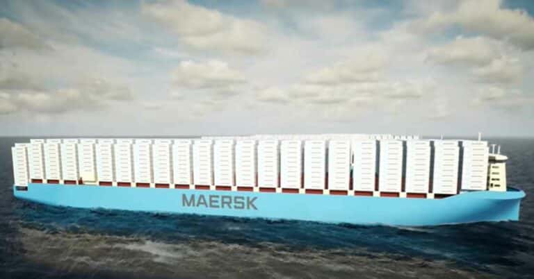 Watch: Maersk Unveils New Dual Fuel Methanol Vessel Design