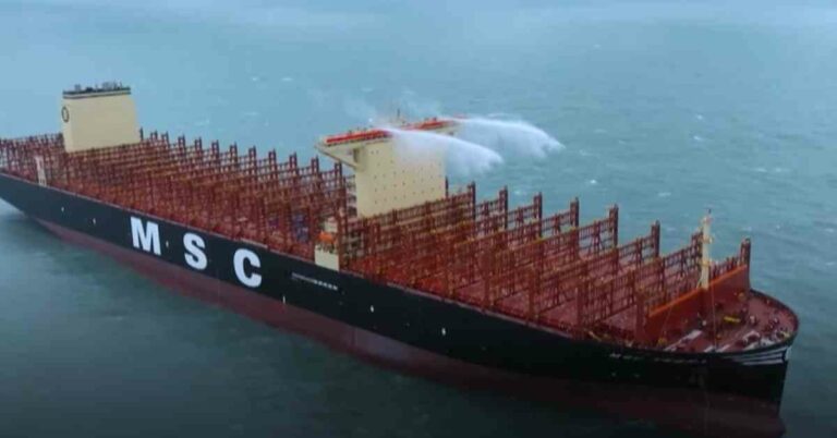 Watch: Mediterranean Shipping Company Receives The Largest Container Ship In The World