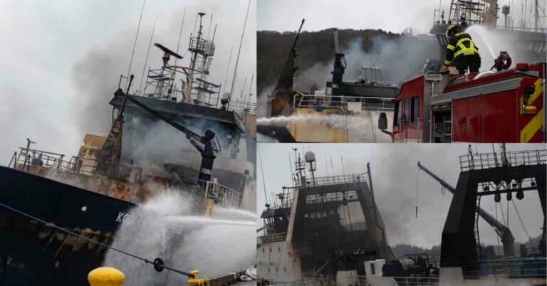 Firefighters Continue To Respond To Fishing Vessel Fire In Tacoma, Cause Unknown