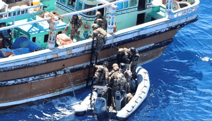 French Navy Successfully Seizes $108 Million Drug Shipment In The Indian Ocean