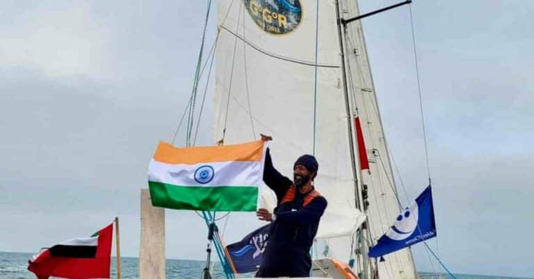 Indian Navy Sailor Finishes Toughest Round The World Sailing Race