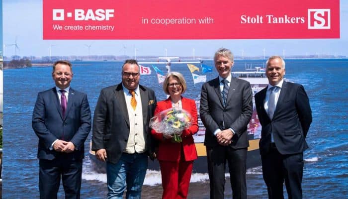 BASF And Stolt Tankers Introduce The Low-Water Chemical Tanker Stolt Ludwigshafen