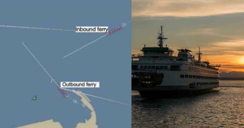 Real Life Incident Close Quarters Between Ferries